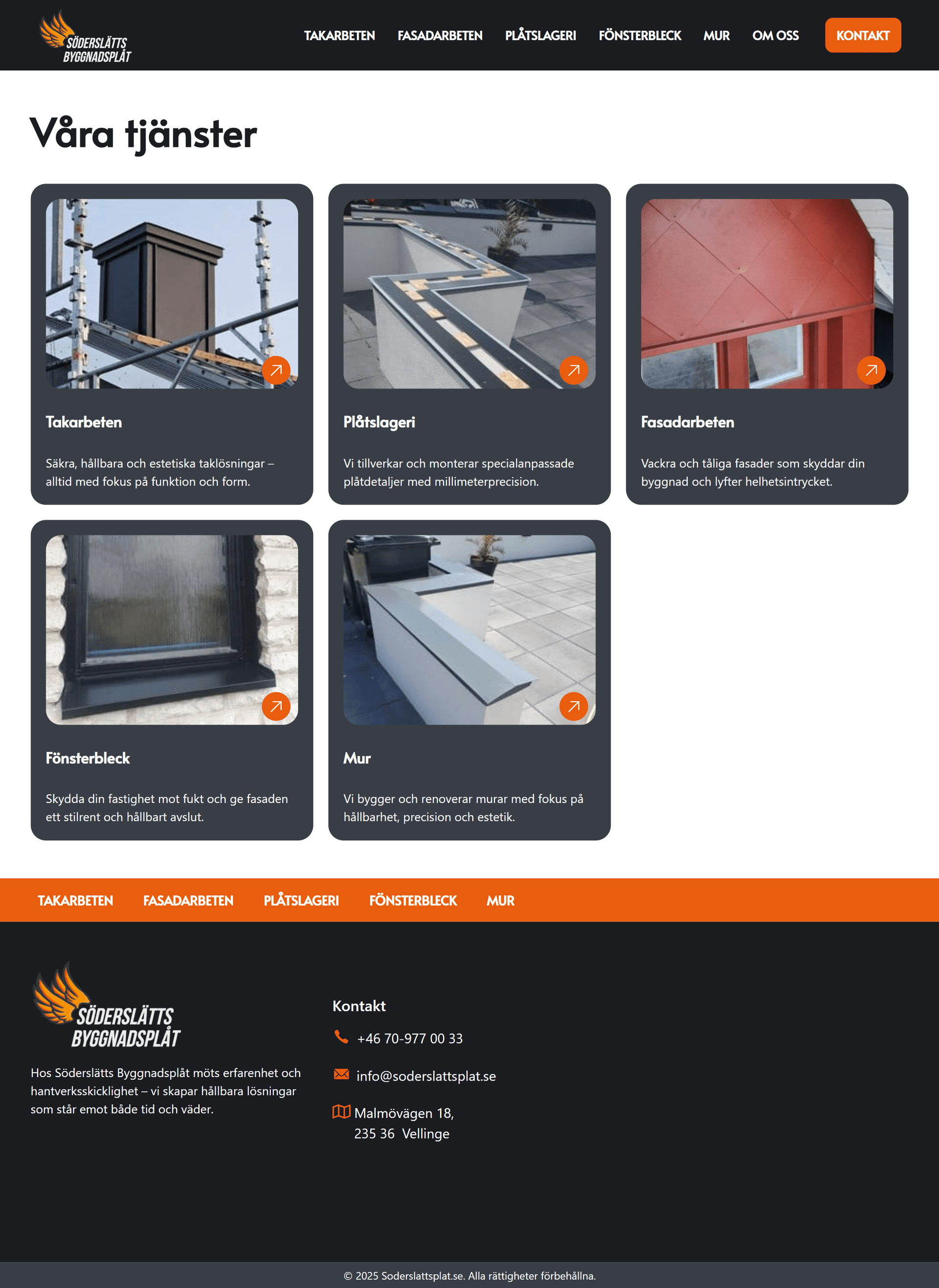 soderslattsplat tjänster