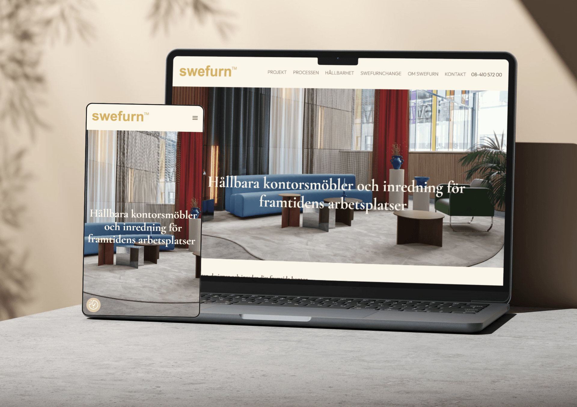 swefurn website preview