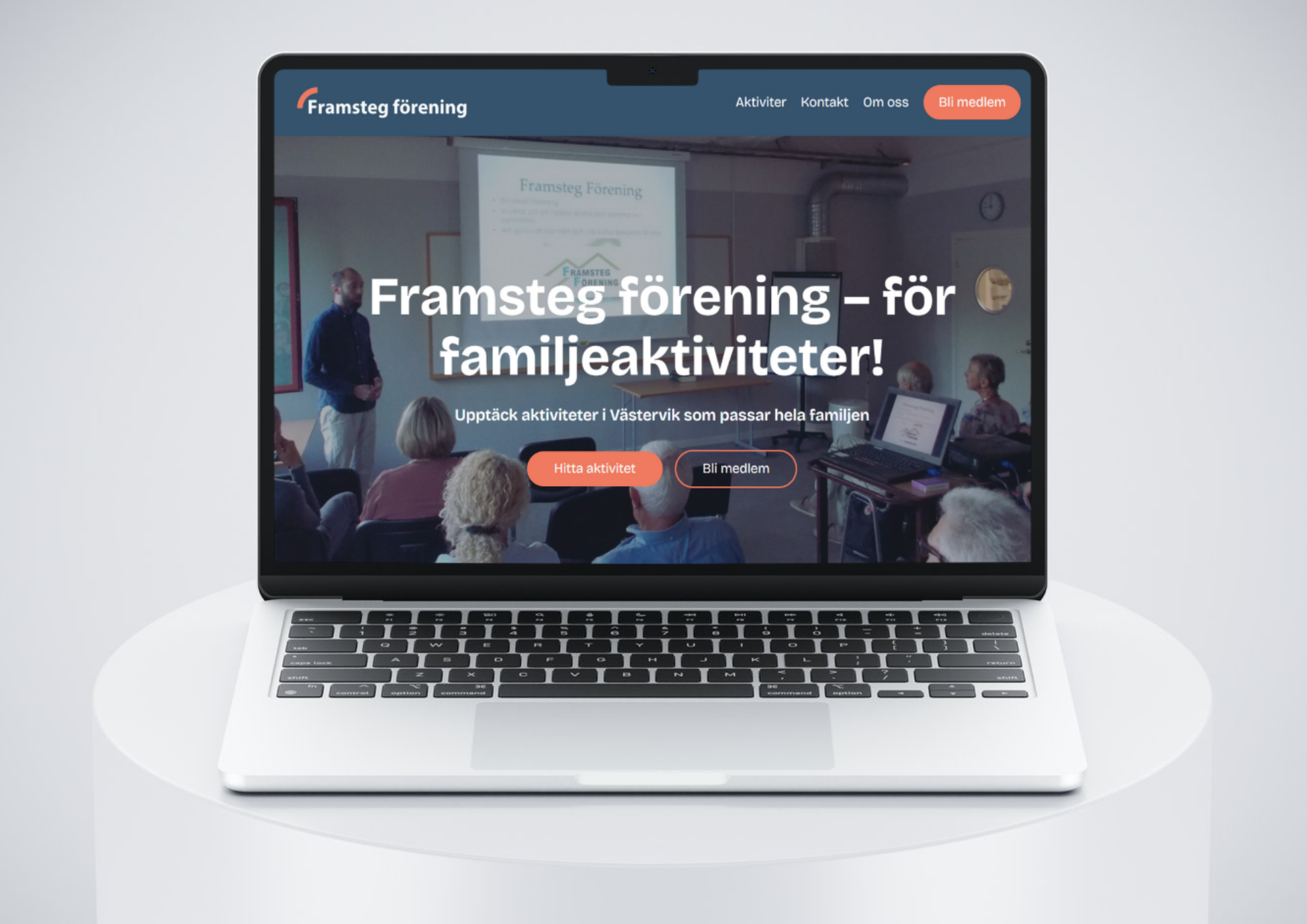Case: Framsteg förening – WordPress website & brand